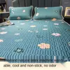 Battaniyeler Tayland lateks üç parçalı yaz uyku mat 1.5 buz ipek 1.8m yatak yıkanabilir battaniye