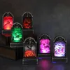 Halloween Toys 6Styles Lysande LED Tombstone Lamp Witch Bat Ghost Skull Pumpkin Garden Decor Retro Simulation Decorations 220908