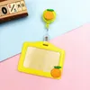Holder Cartoon Retractable Badge Reel With Nurse PU ID Business Credit Card Work Card Office Student Cover