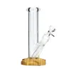 Accessori per fumatori pipe per fumatori Vassoio in legno pipa ad acqua in vetro