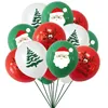 Outros suprimentos de festa de evento 12 polegadas de Natal Balão de látex Golden Green Confetti Air Tree Birthday Kids Decoration Wedding 220908