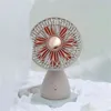 Electric Fans Sothing Desktop Fan Shaking Head 3rd Gear Mini Cooling Fan Type-C Chargeable Portable Low Noise Fan T220907