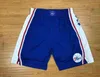 Basketball Shorts Teams Salute Embroidered Made of Fine Fabric