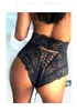 Women039s Mutandine Sxxxl Plus size sexy thongs di pizzo highwaist cutanei cavi biancheria di lingerie donne thong1958763