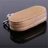 Car Key Wallets Leather Key Holder Housekeeper Keys Organizer Keychain Covers Zipper Key's Case Bag Men/Women Unisex Pouch Purse