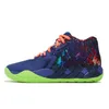 2022 New Rick and Morty Lamelo Ball Shoe MB 01 Swatelball Shoes for Mens Rock Ridge Red Queen City Buzz Black Blast Purple UNC Sports