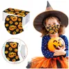 Halloween Children's Masks Disposable Dustproof Pumpkin Print Mask