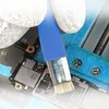 Profesyonel El Alet Setleri Sunshine SS-022B Güvenli Fırça Anti-Statik Anakart PCB Temizleme Telefon Onarım Çift Kafa Süper Fine Çelik