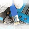 Set di utensili per manici professionali Sunshine SS-022B Spazzo sicuro PULIZIONE PCB della scheda madre anti-statica per la riparazione del telefono Acciaio Superfina a doppia testa