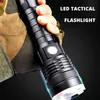 Lanterna LED super poderosa xhp50 zoomable lanterna tática recarregável lâmpada à prova d'água Ultra Bright Lantern por 26650 Bateria J220713