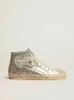 Turnschuhe Freizeitschuhe Trainer Männer Schuh Mid Slide Star High Top Luxus Italien Marke Golden Classic Weiß Do-Old Dirty Pailletten Yemianbu