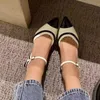 Summer Lady Stliettos Heels Pointed Toe Women Shoe Buckle Sandals Slingback Sandals 7cm Hot 2022 New Pumps