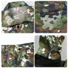 Pontas de camisa de tiro Conjunto de vestido de batalha Tático BDU Combate Crianças Camuflagem Adulta Uniforme NO05-024B