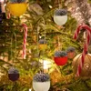 Julekorationer Andra evenemangsfestleveranser 31st Filt Acorn Tree Ornament H￤ngande Ball Home Office School Craft DIY Pendant Decoration 220908