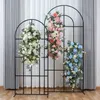 100CM Artificial Flowers Rose Peony Floral Row Outdoor Wedding DIY Arch Backdrop Wall Table Centerpices Decoration Supplies 2Pcs