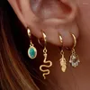 Dangle Earrings 925 Sterling Silver Earring Fashion Cute Snake Short Pendant Drop Personality Trend Woman Girl Ear Jewelry1831553