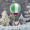 Outras festa de eventos, boneco de neve Papai Noel Ornamentos pendurados pingentes artesanato de ferro decoração de ar pingente de balão de ar pingente de Natal #T2P 220908