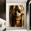 Cavans Painting Nordic Style Golden Makeup Women Posters Scandinavian Canvas Prints Wall Art Picture for Living Room Modern Home Decor Cuadros