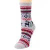 6 цветов Горячие высококачественные рождественские носки для оленя снежинки дизайн снежинок кораллы бархатные унисекс носки