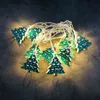 Altri articoli per feste per eventi Xmas LED Ball Santa Elk Ghirlanda di luci Fata String Lampada da esterno impermeabile Festa di Natale Luci per feste di nozze Decorazione 220908