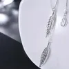 Цепи Классические ретро -богемия двойной деревовой кулон листьев 2022 Простые серебряные женщины ожерелье в стиле для коктейлей