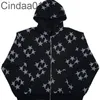 Star Print Pullover Jacke Herbst Winter Mit Kapuze Strickjacke Reißverschluss Lose männer Und frauen Mode Marke Top Mantel