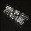 Fumer Quartz Tip Drip tips Domeless Quartz Nail 10mm 14mm 18mm pour plates-formes pétrolières bongs en verre Pipe à eau