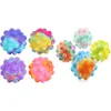 Decompression Toy Fidget Ball Toys Bubble Relief Fingertip Squeeze 3D Sile Sensory Drop Delivery 2022 Mxhome Am36J