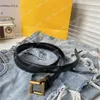 Ladies Jeans Belts Designer masculino Genu￭no Mulheres Luxuris Designers Belt 2.0cm Gold Buckle Wallent for Woman Ceintures With Box