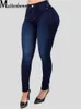 Damenjeans Damen Shaping Jeans Skinny Bleistifthose Denim Push Up Butt Lift Jeans Slim Woman Pantalones De Mujer Jean Mom Hose 220908