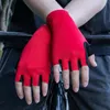 Велосипедные перчатки Kapvoe Half Finger Hoosle Anti-Sweat Велосипедные аксессуары Женские спортзал MTB Мужчины на открытом воздухе велосипедные перчатки