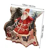 Bettwäsche-Sets Weihnachtsmann-Fleecedecken 3D-Volldruck Leicht waschbare Decke Sherpa-Überwurfdecke Home-Bettwäsche Frohe Weihnachten Dekor # T2G 220908