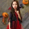 Besondere Anlässe Halloween-Kostüme für Mädchen Prinzessin Kleid Geisterkleidung Umhang Kinder Cospaly Kleider 312 Jahre 220908