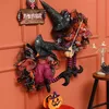 Decora￧￵es de Halloween da vegeta￧￣o floral Faux Garlands Brucha Witch Witch Party Party Decorative Pinging Ornament for Home Shops 220908