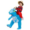 Occasioni speciali Costume da dinosauro gonfiabile per bambini per bambini Anime Halloween Purim Party Cosplay Abito per animali Dino per ragazze dei ragazzi 220908