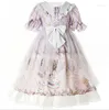 Girl Dresses Spring and Autumn Princess Dress Girls 2022 Gonna gonfy per bambini