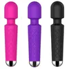 Nxy Vibromasseur Puissant Clitoris USB Recharge Baguette Magique Av Vibrateur Masseur Bien-être Sexuel Érotique Sex Toys pour Femmes Produit Adulte 220829