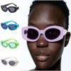 Mode-Sonnenbrille, Unisex, geleefarben, Sonnenbrille, Katzenauge, adumbral, Anti-UV-Brille, übergroßer Rahmen, Brille, Einfachheit, dekorativ