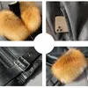 Frauen Pelz Winter Mantel Frauen Echt Kragen Schaffell Gürtel Echtes Leder Jacke Hülse Natürliche Große Weibliche Parka Kleidung