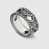 Fashion Band Ring 925 Silver Rings for Women Wedding Rings Men Designer Trendy Jewelry Width 4mm 6mm