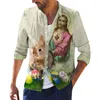 Camisas casuais masculinas e femininas Camisa havaiana 3D Jesus Print Manga comprida Oversized Top 5XL Verão 2022