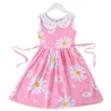 Девушка платья супер доступная рекламная одежда 3-10 лет для девочек платье рожая вечеринка платье принцессы дети повседневное повседневное платье 220908