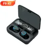 Trådlösa hörlurar hörlurar F9-5C Waterproof TWS Sport Headset Earbuds Gaming BT 5.0