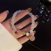 2022 Nieuwe Perzik Hanger Opalen String Bedelarmband Luxe Mode-sieraden Party Prachtige Accessoires Voor Vrouw Gift