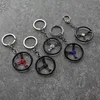 Keychains L bildelar Metallnyckelkedja SET Söt del Modell Keyring Holder For Lovers Keys Bags Decoration Drop Delivery 2022 BDESYBAG AMODB