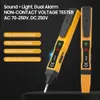 AC/DC Voltage Detector Voltage Tester Pen Meter Non-contact 70-250V with Sound Light Dual Alarm