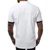 Polos pour hommes Hommes Printemps Summer Top Shirt Casual Sports Chemises confortables Colorblock Revers à manches courtes Mode T Athletic Tee Hommes