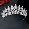 Gioielli per capelli da sposa A111 Set di gioielli per capelli da sposa di lusso con corona e orecchini Set di tiara per sposa africana Set di gioielli per capelli da sposa Nigeria Fascia barocca T220907