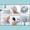 Bath Tools Accessories escova de escova com alça longa Cuidados com a pele saudáveis ​​Acessórios de chuveiro de banheiro para homens e mulheres Sile back bod dhg6e