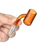 Smoking Accessories Colored Quartz Banger Nail with Sand Blast Pattern 10/14/19mm male/female for Glass Bongs Pipes Oil Rig